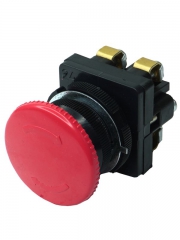 Выключатель кнопочный КЕ-141 У2 исп.2 1з+1р гриб с фиксацией IP54 10А 660В красн. Электротехник ET502409 ET502409