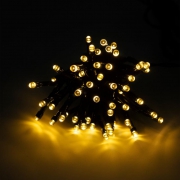 Светильник светодиодный садовый SLR-G01- 50Y гирлянда 50 желт. LED на солнечн. батарее ФАZА 5027299 5027299