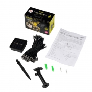 Светильник светодиодный садовый SLR-G01-100Y гирлянда 100 бел. LED на солнечн. батарее ФАZА 5027312 5027312