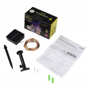 Светильник светодиодный садовый SLR-G03-100M нить 100LED мультицвет на солнечн. батарее ФАZА 5033467 5033467