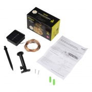 Светильник светодиодный садовый SLR-G03-100Y нить 100LED желт. на солнечн. батарее ФАZА 5033320 5033320