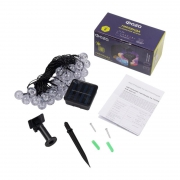 Светильник светодиодный садовый SLR-G05-30M гирлянда шарики мультицвет на солнечн. батарее ФАZА 5033375 5033375