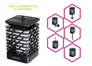 Светильник светодиодный SLR-S10 садовый IP44 сетка эффект факела солнечная батарея ФАZА 5036598 5036598