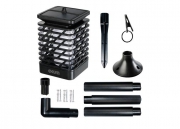 Светильник светодиодный SLR-S10 садовый IP44 сетка эффект факела солнечная батарея ФАZА 5036598 5036598