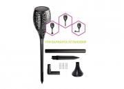 Светильник светодиодный SLR-S11-RGB садовый эффект факела 33LED 58см IP44 (3 варианта установки) солнечная батарея ФАZА 5040823 5040823