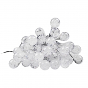 Светильник светодиодный SLR-G08-30W садовый; гирлянда капли теплый бел. солнечная батарея ФАZА 5040960 5040960