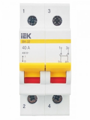 Выключатель нагрузки ВН-32 40А/2П IEK MNV10-2-040 MNV10-2-040