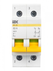 Выключатель нагрузки ВН-32 63А/2П IEK MNV10-2-063 MNV10-2-063