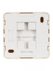 Выключатель 2-кл. ОП Октава 10А IP20 ВС20-2-0-ОКм крем. IEK EVO20-K33-10-DC EVO20-K33-10-DC