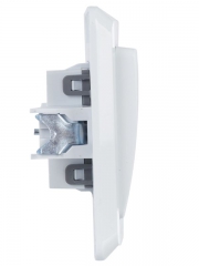 Выключатель 1-кл. СП Вега 10А IP20 ВС10-1-1-ВБ с индикацией бел. IEK EVV11-K01-10-DM EVV11-K01-10-DM