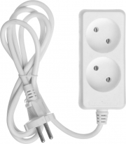 Удлинитель 2х1.5м без заземл. 10А IP20 У2 2P 250В 2х0.75 IEK WYP10-06-02-01-N WYP10-06-02-01-N