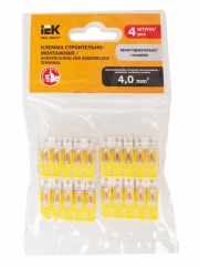 Клемма строительно-монтажная СМК 228-415 (уп.4шт) IEK UKZ60-415-004 UKZ60-415-004