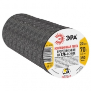 Изолента Х/Б 20мм 70г прорезиненная черн. ЭРА Б0002454 Б0002454