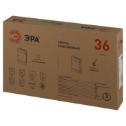 Щит распределительный навесной ЩРН-П-36 Trend BOXS-36-p-s-t IP41 ЭРА Б0052642 Б0052642