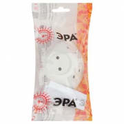 Разветвитель 3-м без заземл. 10А IP20 SPx-3-W бел. Эра Б0053481 Б0053481