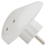 Разветвитель 3-м без заземл. 10А IP20 SPx-3-W бел. Эра Б0053481 Б0053481