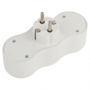 Разветвитель 3-м с заземл. 16А IP20 SPx-3e-W бел. Эра Б0053479 Б0053479