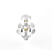 Разветвитель 4-м без заземл. 16А IP20 SP-4-W бел. Эра Б0005103 Б0005103