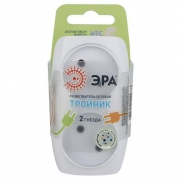 Разветвитель 2-м без заземл. 16А IP20 SP-2-W бел. Эра C0045520 C0045520