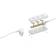 Удлинитель 3х3м с заземл. 16А IP20 U-3e-3m-3х1 ПВС 3х1 Эра Б0028370 Б0028370