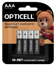 Элемент питания алкалиновый AAA/LR03 (блист. 4шт) Basic Opticell 5051002 5051002