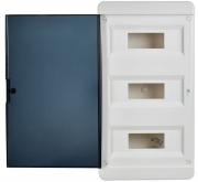 Корпус пластиковый ЩРВ-П-36 IP41 черн. прозр. дверь TEKFOR IEK TF5-KP12-V-36-41-K01-K03 TF5-KP12-V-36-41-K01-K03