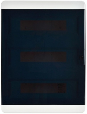 Корпус пластиковый ЩРВ-П-54 IP41 черн. прозр. дверь TEKFOR IEK TF5-KP12-V-54-41-K01-K03 TF5-KP12-V-54-41-K01-K03