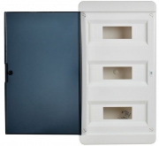 Корпус пластиковый ЩРН-П-36 IP41 черн. прозр. дверь TEKFOR IEK TF5-KP12-N-36-41-K01-K03 TF5-KP12-N-36-41-K01-K03