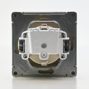 Розетка ArtGallery 16А с заземл. защ. шторки механизм шампань SE GAL000545 GAL000545