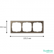 Рамка 3-м ArtGallery универс. мокко SE GAL000603 GAL000603