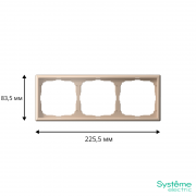 Рамка 3-м ArtGallery универс. песочн. SE GAL001203 GAL001203
