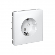 Розетка ArtGallery 16А с заземл. защ. шторки механизм бел. SE GAL000145 GAL000145
