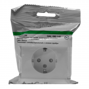 Розетка ArtGallery 16А с заземл. защ. шторки механизм бел. SE GAL000145 GAL000145