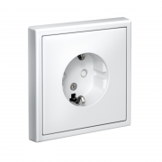 Розетка ArtGallery 16А с заземл. защ. шторки механизм бел. SE GAL000145 GAL000145