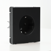 Розетка ArtGallery 16А с заземл. защ. шторки механизм базальт SE GAL001445 GAL001445