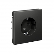 Розетка ArtGallery 16А с заземл. защ. шторки механизм базальт SE GAL001445 GAL001445