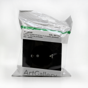 Розетка ArtGallery 16А с заземл. защ. шторки механизм карбон SE GAL001045 GAL001045