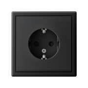 Розетка ArtGallery 16А с заземл. защ. шторки механизм карбон SE GAL001045 GAL001045