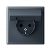 Розетка ArtGallery 16А IP20 с заземл. защ. шторки с крышкой механизм грифель SE GAL000746 GAL000746