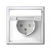 Розетка ArtGallery 16А IP20 с заземл. защ. шторки с крышкой механизм лотос SE GAL001346 GAL001346