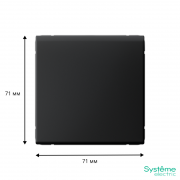 Вывод кабеля ArtGallery механизм карбон SE GAL001099 GAL001099