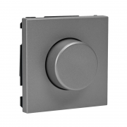 Светорегулятор поворотно-нажимной (диммер) ArtGallery LED RC 400Вт механизм алюм. SE GAL000323 GAL000323