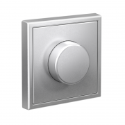 Светорегулятор поворотно-нажимной (диммер) ArtGallery LED RC 400Вт механизм алюм. SE GAL000323 GAL000323