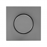 Светорегулятор поворотно-нажимной (диммер) ArtGallery LED RC 400Вт механизм алюм. SE GAL000323 GAL000323