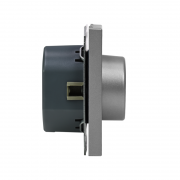 Светорегулятор поворотно-нажимной (диммер) ArtGallery LED RC 400Вт механизм алюм. SE GAL000323 GAL000323