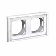 Рамка 2-м ArtGallery IP44 бел. SE GAL440102 GAL440102