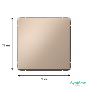 Переключатель перекрестный ArtGallery (сх. 7) 10AX песочн. SE GAL001271 GAL001271