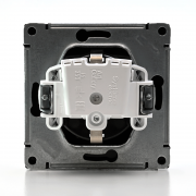 Розетка ArtGallery 16А с заземл. защ. шторки механизм мокко SE GAL000645 GAL000645