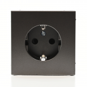 Розетка ArtGallery 16А с заземл. защ. шторки механизм мокко SE GAL000645 GAL000645