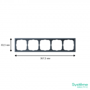 Рамка 5-м ArtGallery универс. грифель SE GAL000705 GAL000705